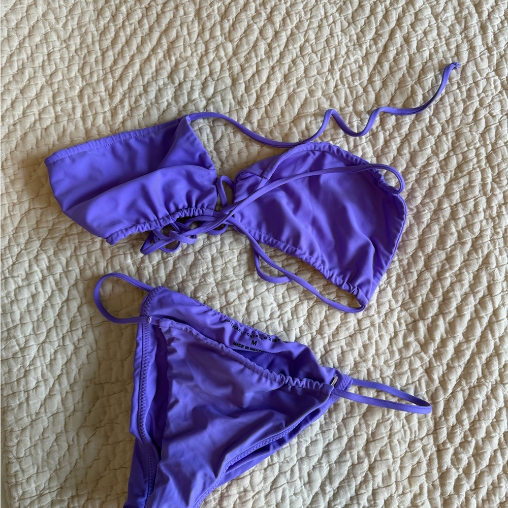 Michael Costello Lavender Purple Bikini